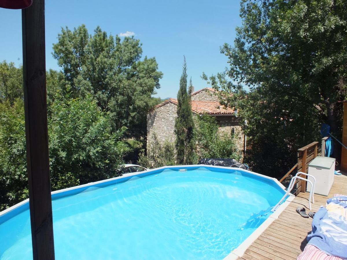 Bed and Breakfast Sur La Bonnefooi Prades-sur-Vernazobre Esterno foto