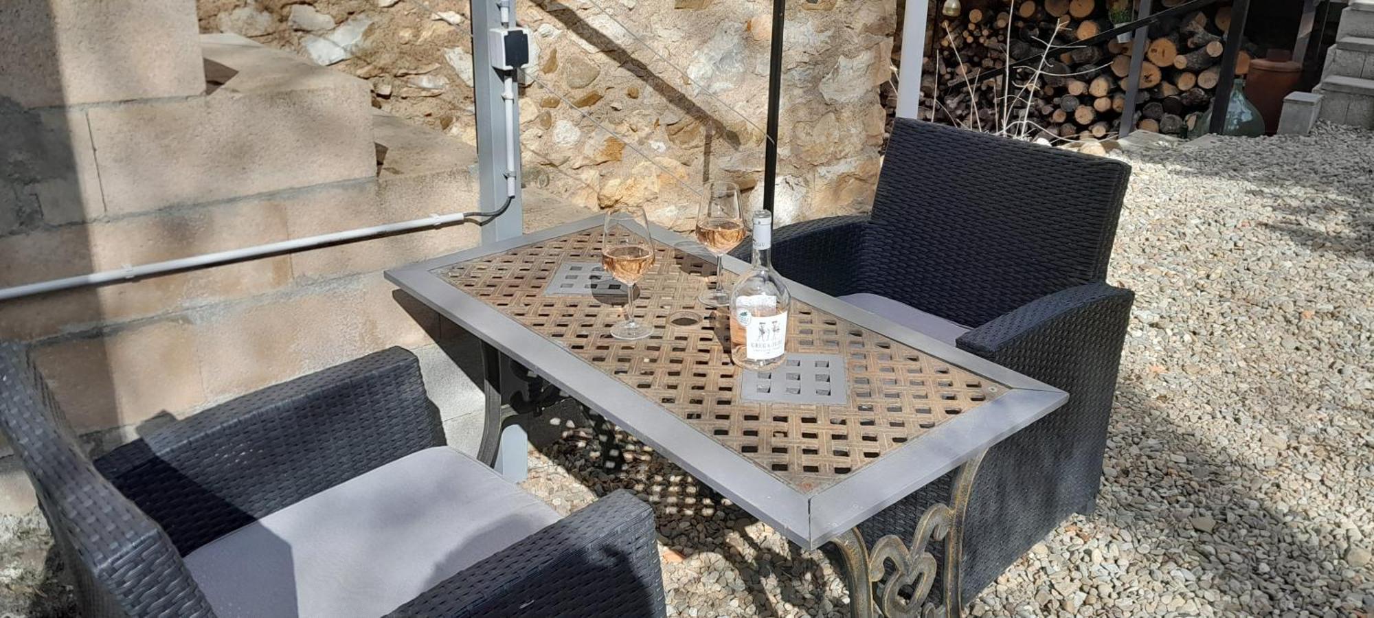 Bed and Breakfast Sur La Bonnefooi Prades-sur-Vernazobre Esterno foto