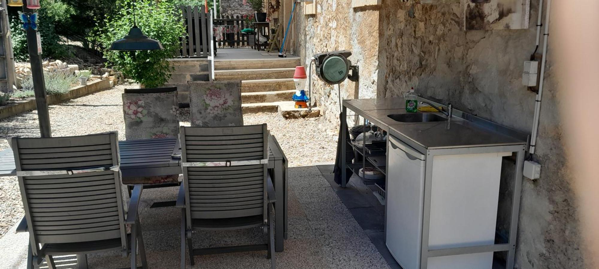 Bed and Breakfast Sur La Bonnefooi Prades-sur-Vernazobre Esterno foto
