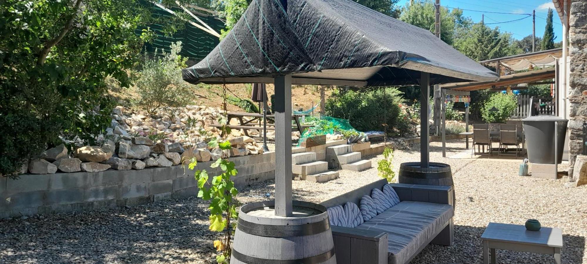 Bed and Breakfast Sur La Bonnefooi Prades-sur-Vernazobre Esterno foto