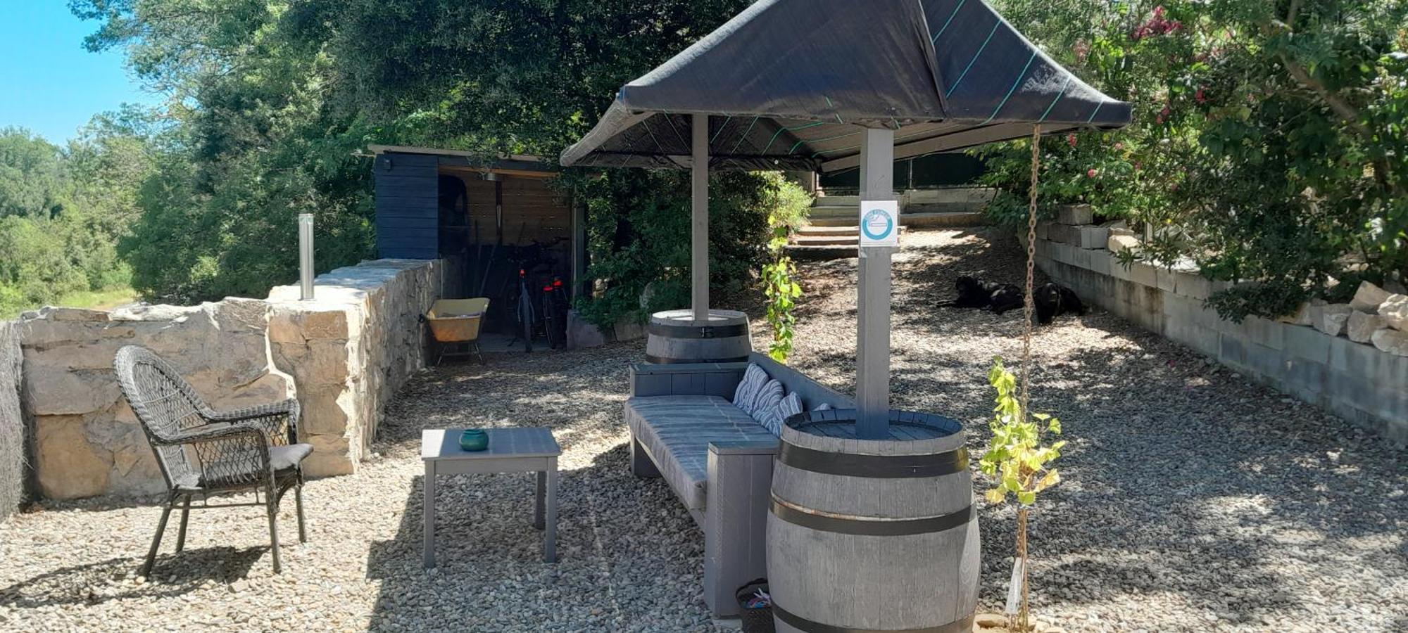 Bed and Breakfast Sur La Bonnefooi Prades-sur-Vernazobre Esterno foto