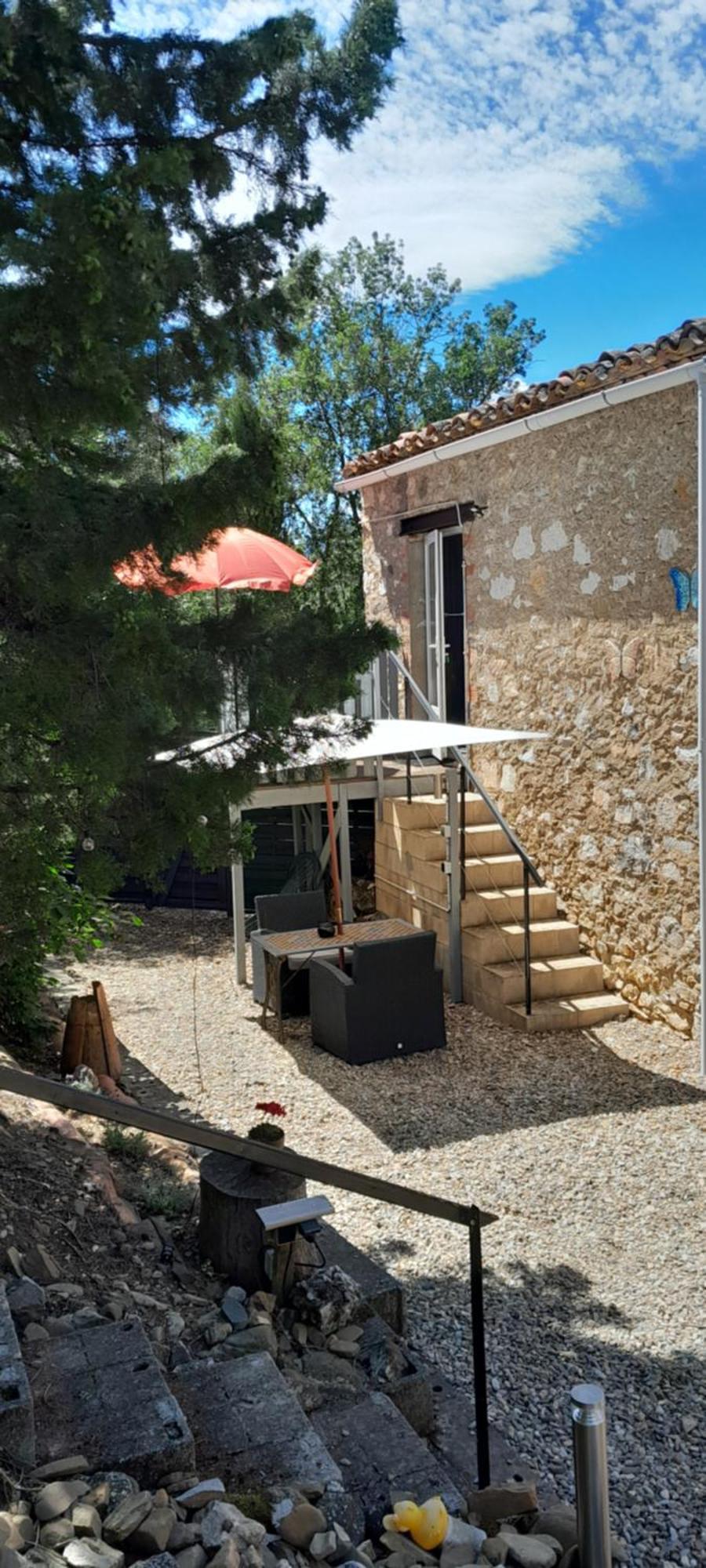 Bed and Breakfast Sur La Bonnefooi Prades-sur-Vernazobre Esterno foto