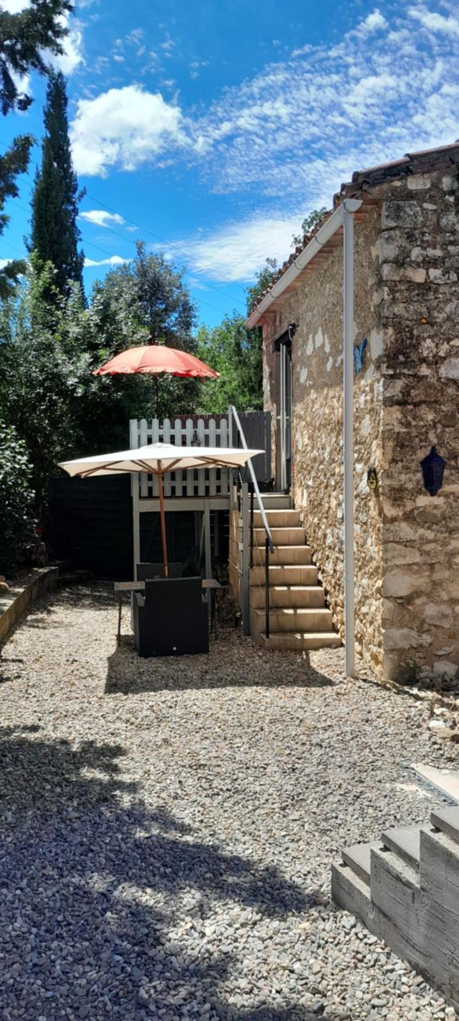 Bed and Breakfast Sur La Bonnefooi Prades-sur-Vernazobre Esterno foto